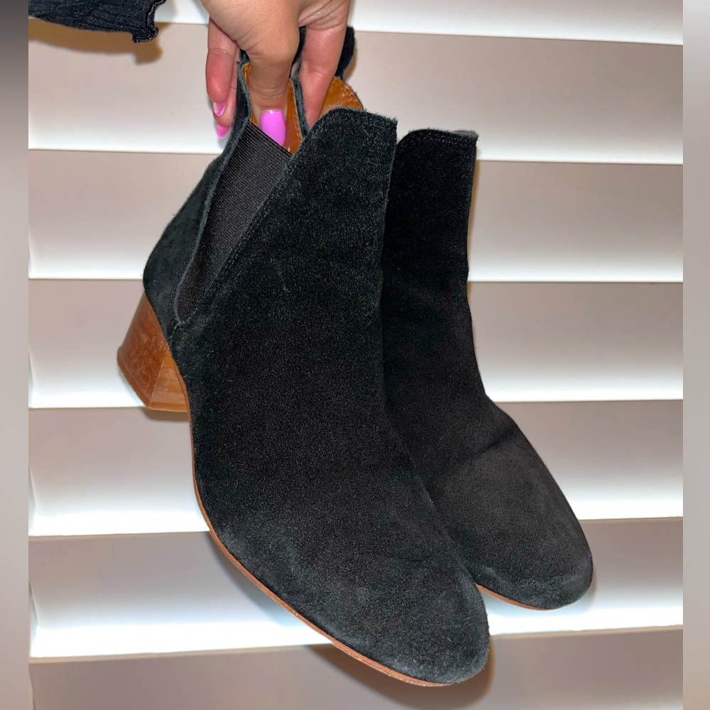 TopShop suede booties